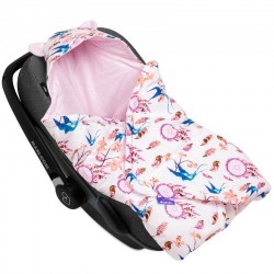 Bombažna odejica za avtosedež Jukki Swallows 